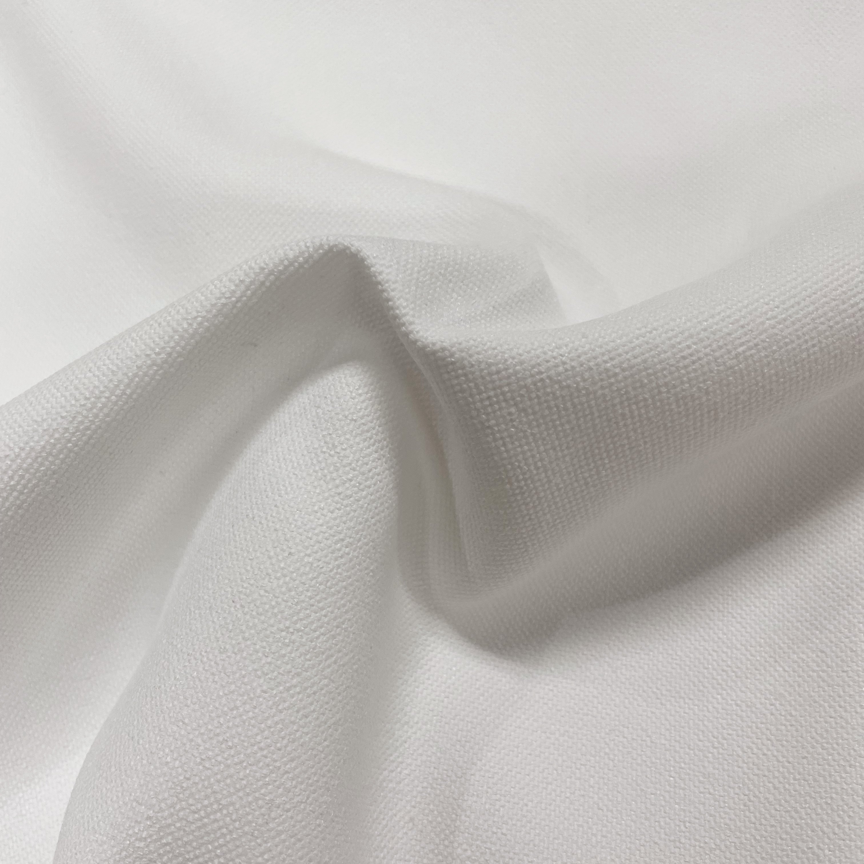 High Quality Upholstery Fabric White 300gsm Cotton Like 100% Polyester Fabric for Heat Transfer