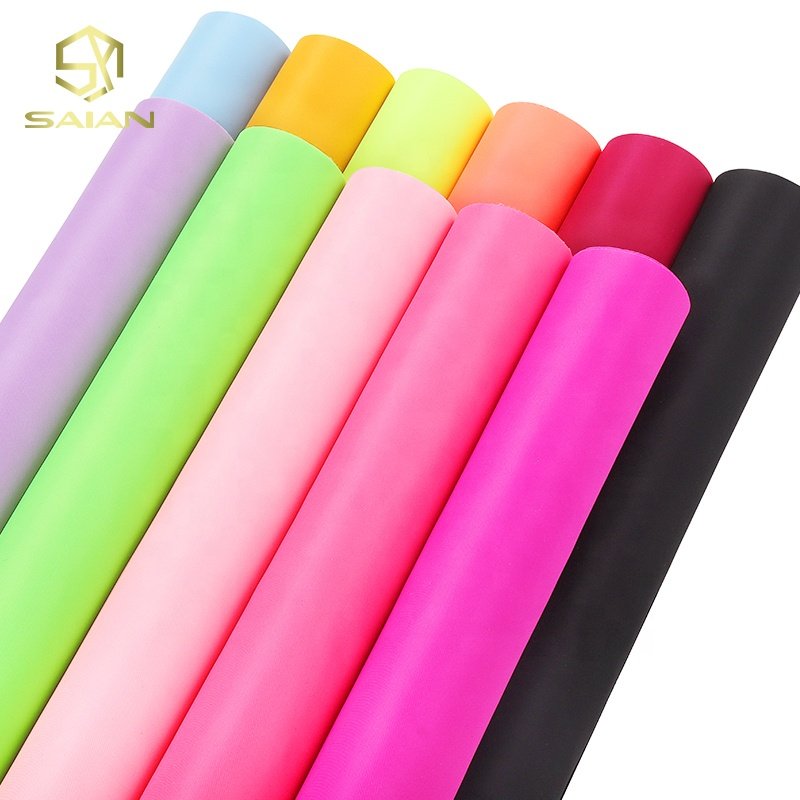 High Quality 82 Colors 100% Polyester Memory Composite Luxury Fabric Lining Fabric Canvas Fabric For Bag Making