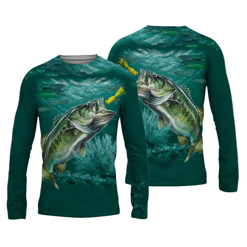 Wholesale Sublimation Fishing Wear UPF 50+Quick Dry Breathable Long Sleeve Fishing Shirts Custom Design Camo Mask Fishing Hoodie
