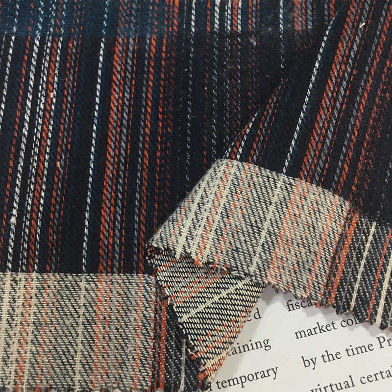 Sustainable plain colorful striped white stripe cotton linen woven bland viscose fabric business