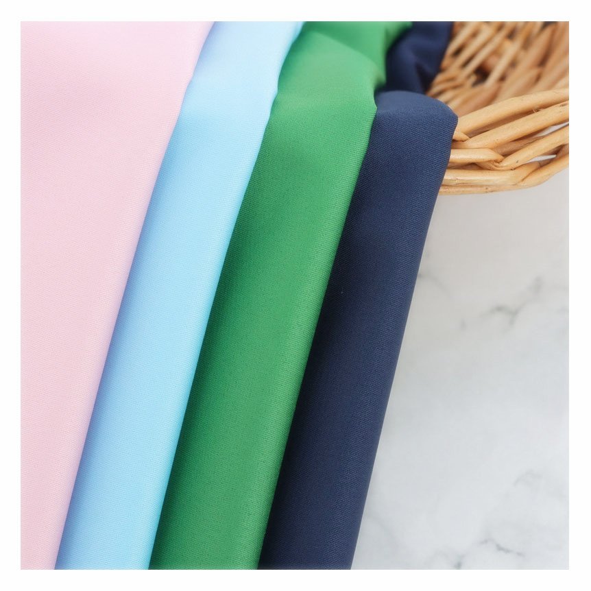 100% Polyester Fabric 120gsm Maza Solid Colors Woven Polyester Spandex Dyed 100D 4 Way Stretch for Clothing