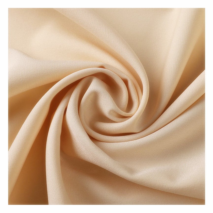100% Polyester Fabric 120gsm Maza Solid Colors Woven Polyester Spandex Dyed 100D 4 Way Stretch for Clothing