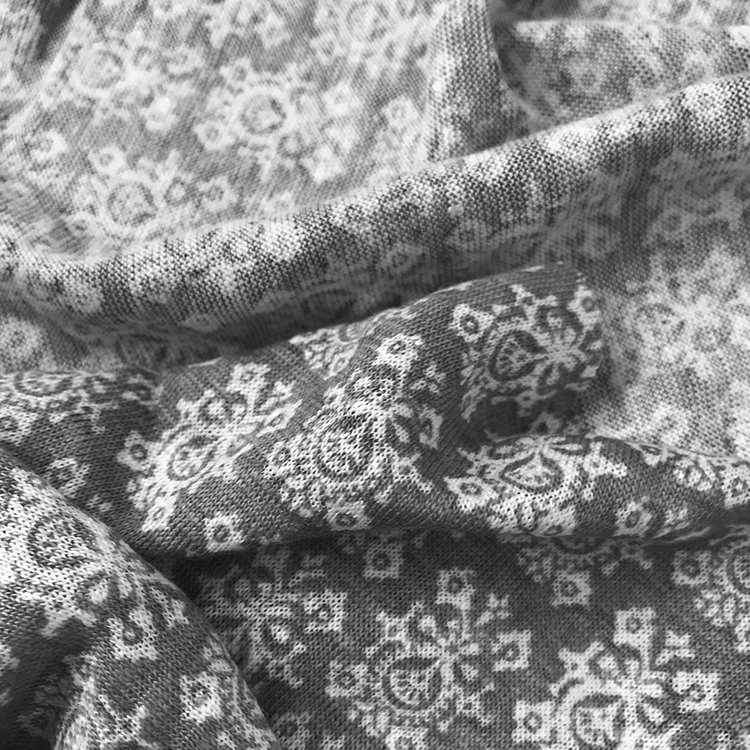 High Quality Single-Faced Plain Blend 100% Linen Fabric Knitwear Fabric