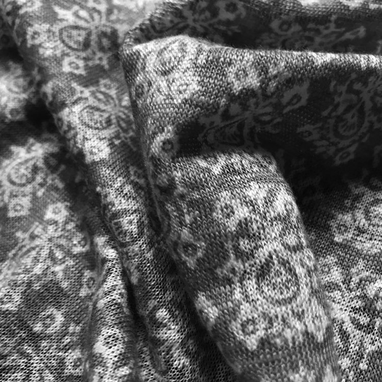 High Quality Single-Faced Plain Blend 100% Linen Fabric Knitwear Fabric