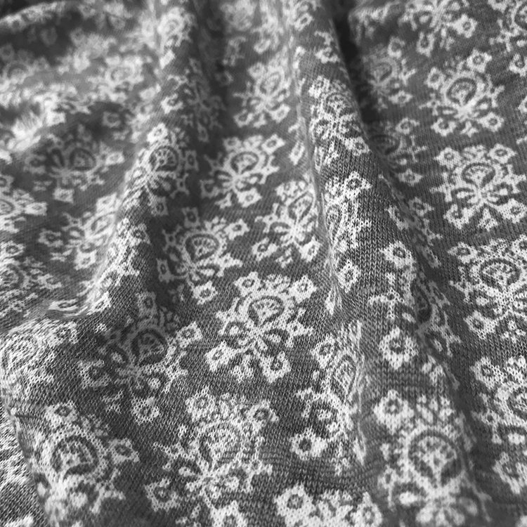 High Quality Single-Faced Plain Blend 100% Linen Fabric Knitwear Fabric