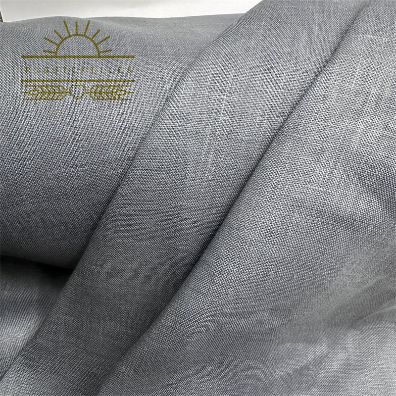 RIGU Textiles Factory Direct Sales Organic Cotton Linen Fabric For linen tank top womens