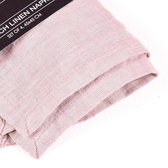 Cotton Linen Beige Table Napkin with Rolled Hem Custom Embroidery Hemstitch Plain Weave Fabric for Weddings-Wholesale