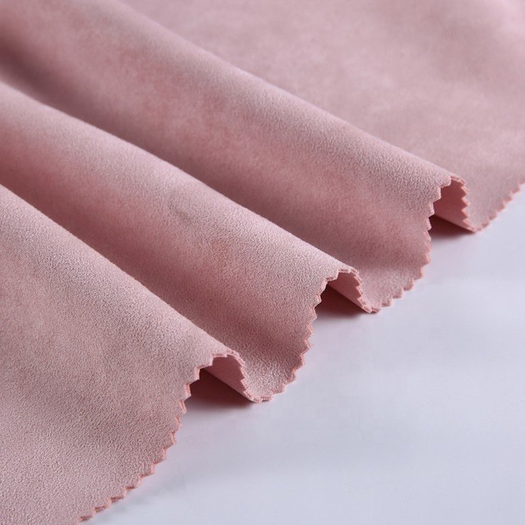 Hot selling cloth material spandex wholesale air scuba suede peach polyester fabric for sale