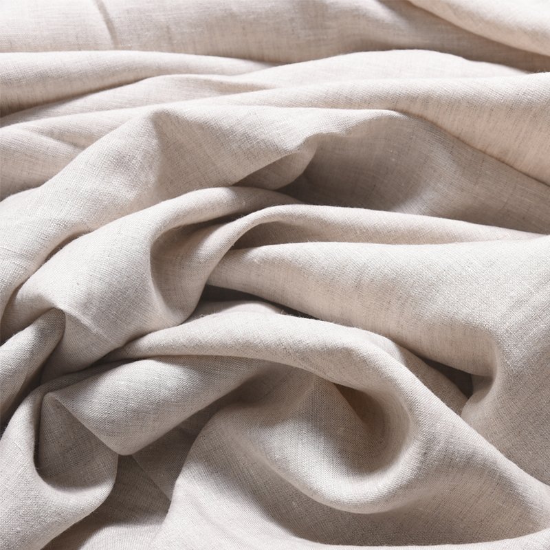 Wholesale 100% Linen 280cm Extra Wide Organic Linen Fabric Stone Washed Linen Fabric for Bedding Fabric