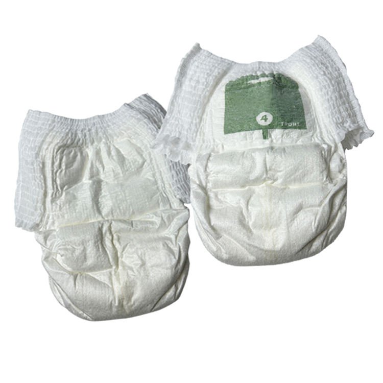 Factory Wholesale Custom Brand Premium Disposable Compostable Breathable Bamboo Fiber Baby Biodegradable Diapers