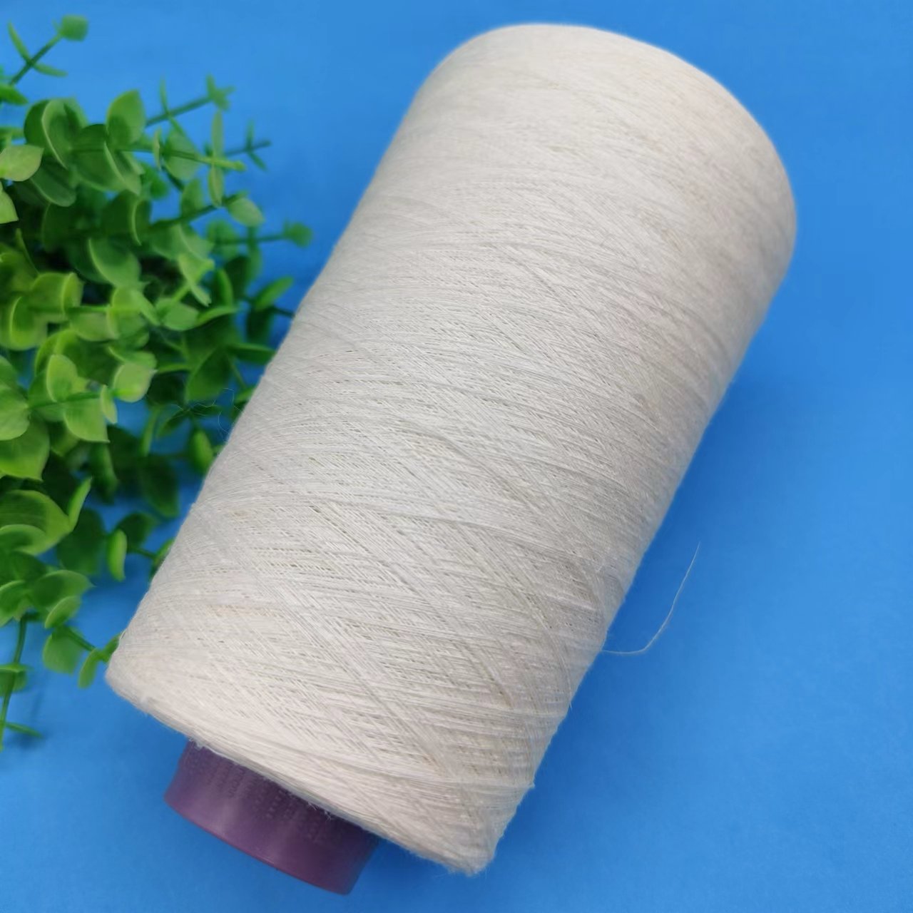 Eco-friendly Linen Knitting Yarn Bleached Linen Viscose Yarn Cotton Linen Yarn Dyed Fabric