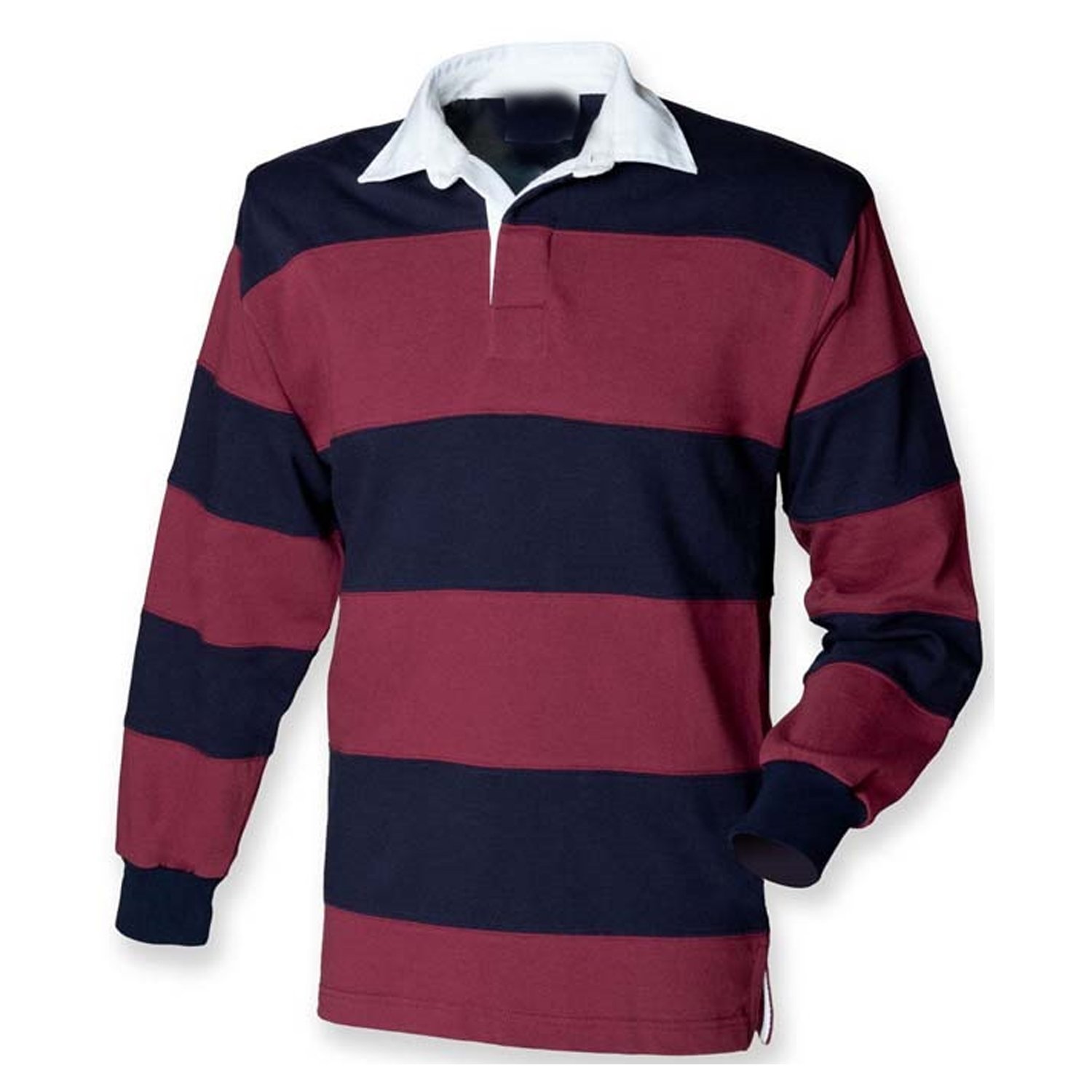 Good Quality Embroidery Logo 100% Cotton Fabric Golf Long Sleeves Polo Tee Shirt Custom Mens rugby shirt polo