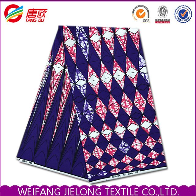 2023 African Fabrics Wax Prints Wholesale New Model 100% Polyester Ankara Double Printed Wax Fabric