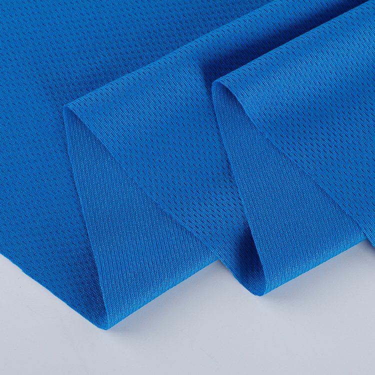 J076-4 Garment use 48s knitted warp 100% polyester sport birdeye mesh fabric