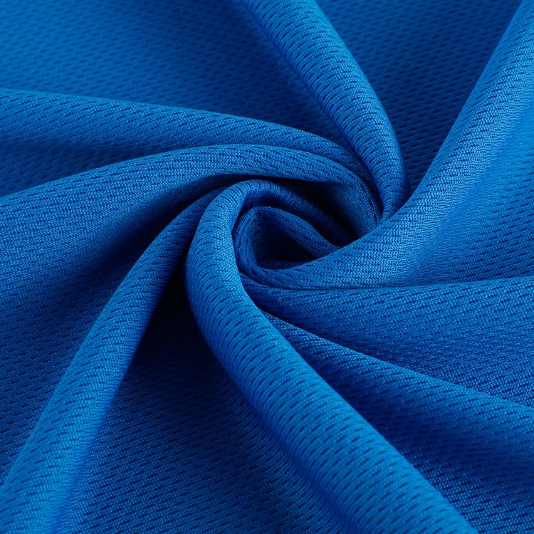 J076-4 Garment use 48s knitted warp 100% polyester sport birdeye mesh fabric