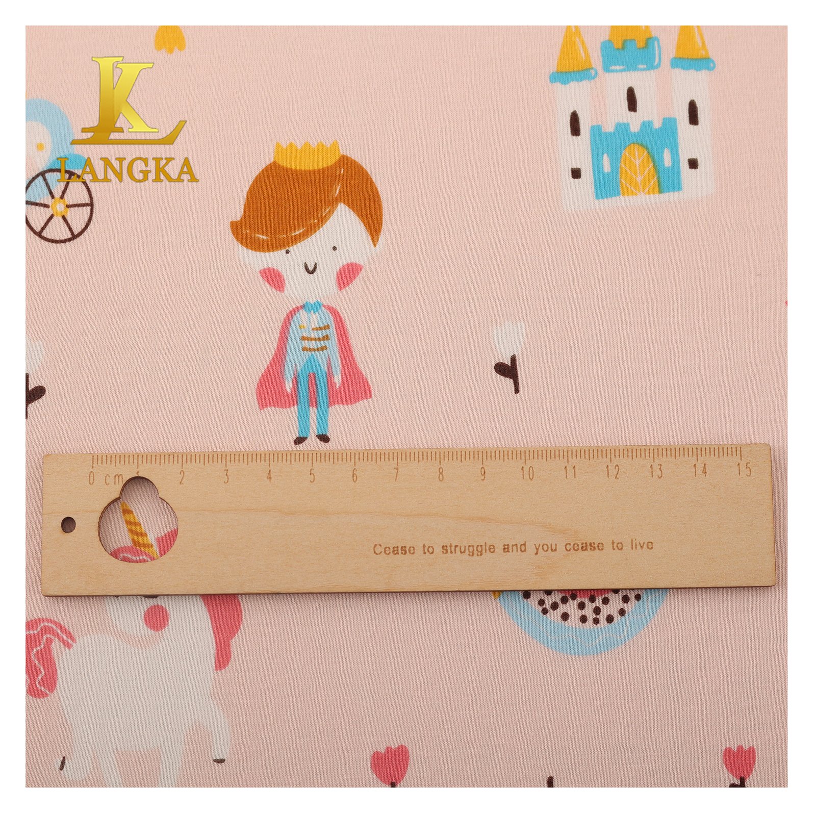 Langka Custom Super Soft Organic 190GSM Printed 70% Bamboo 30% Cotton Jersey Fabric For Kids Garment Sleepwear