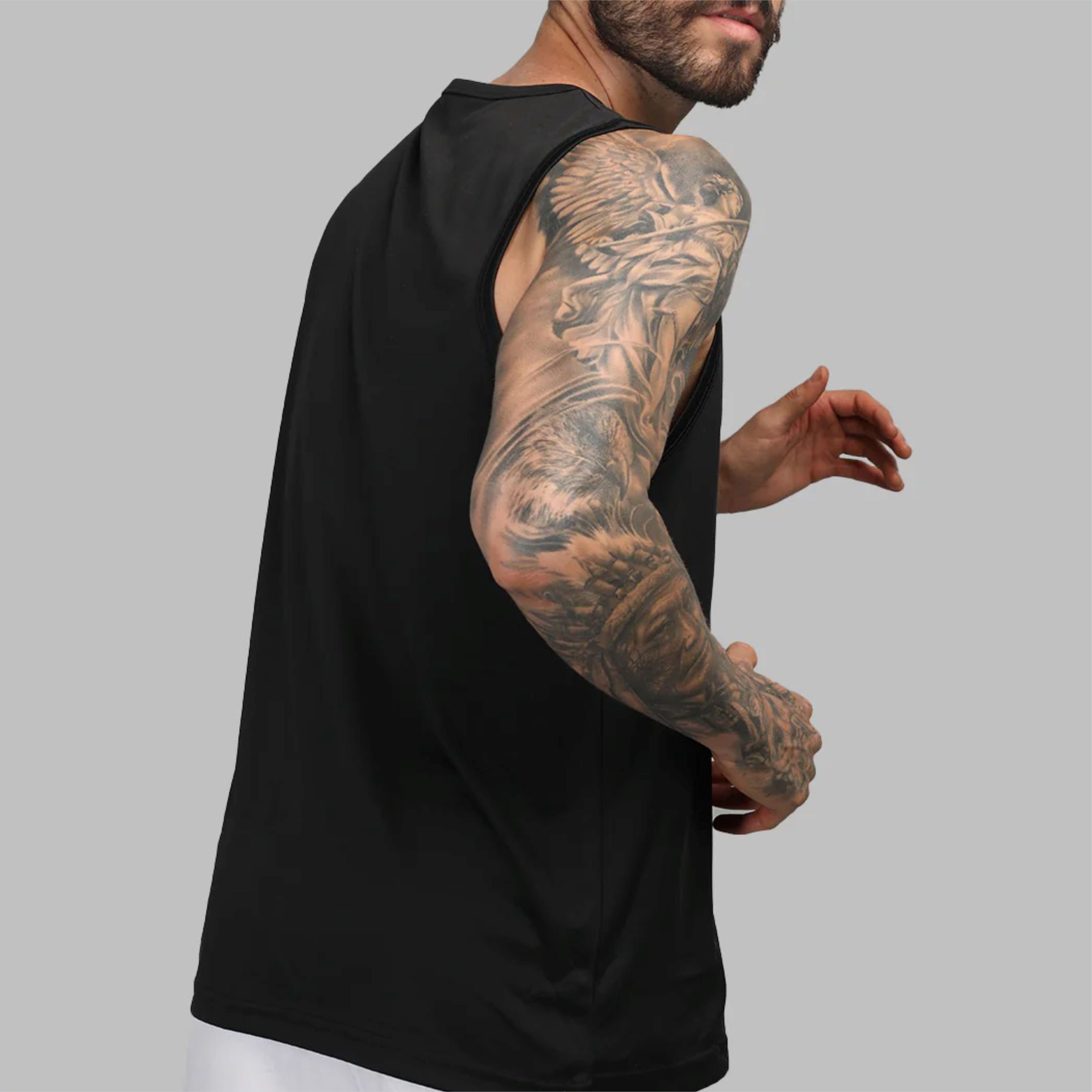 Comfortable and Stylish Mens Gym Tank Top - Perfect for Workouts, Running, and Fitness Activities - High-Quality Fabrics