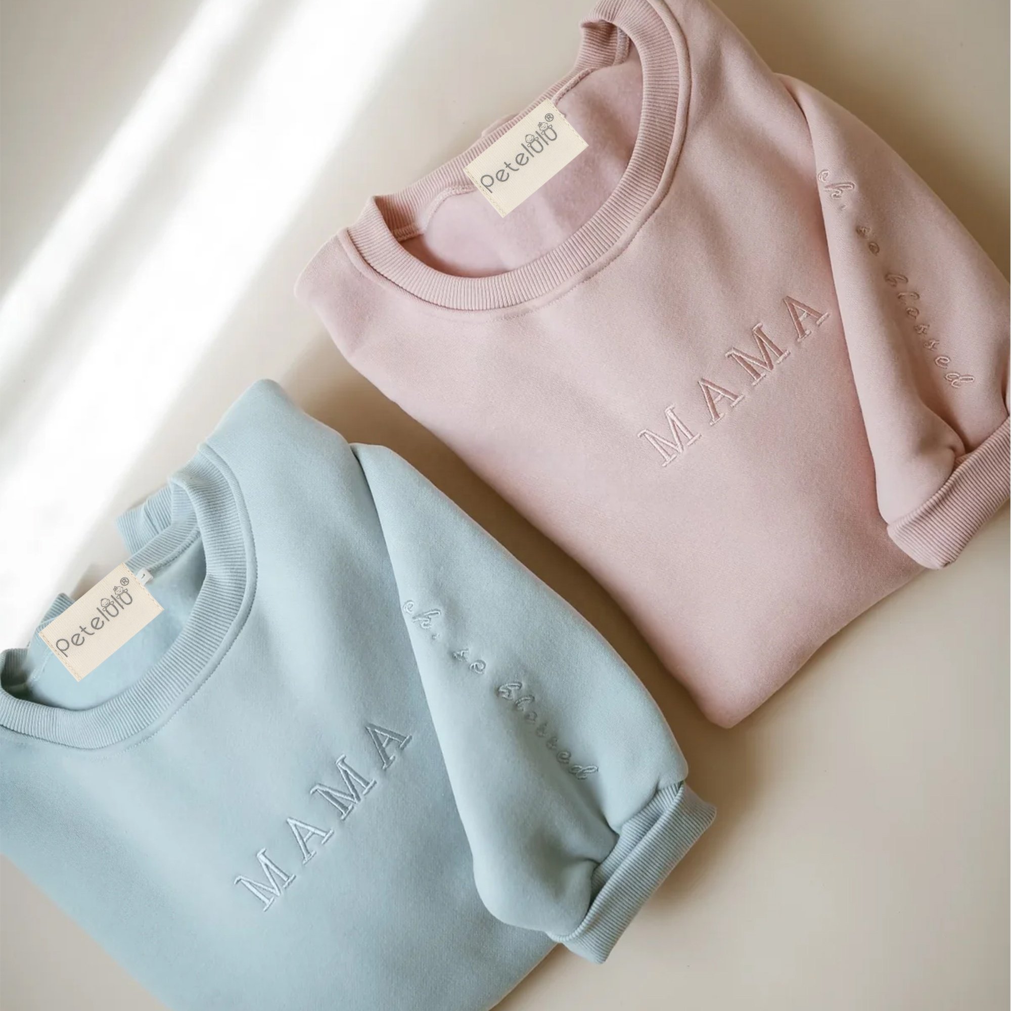Kids High Quality Plain Pullover Sweatshirt Toddler Baby Boy Girl clothes Custom Logo Family Matching Crewneck Sweatshirt