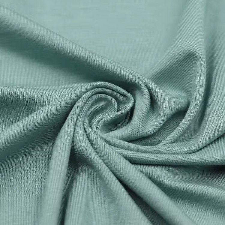 Shaoxing textiles wholesale 95% bamboo 5% spandex knit jersey bamboo viscose fabric high stretch bamboo shirt fabric for clothes