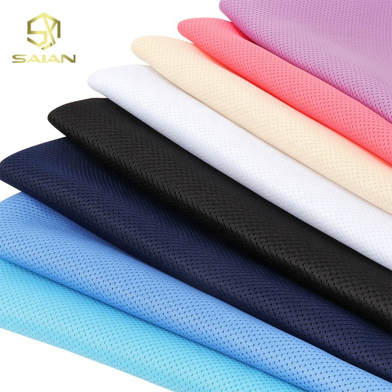By The Yard 3D Air Spacer Sandwich Bird Eye 100% Polyester Fabric Mesh Fabric for School Bags Backpack Materials