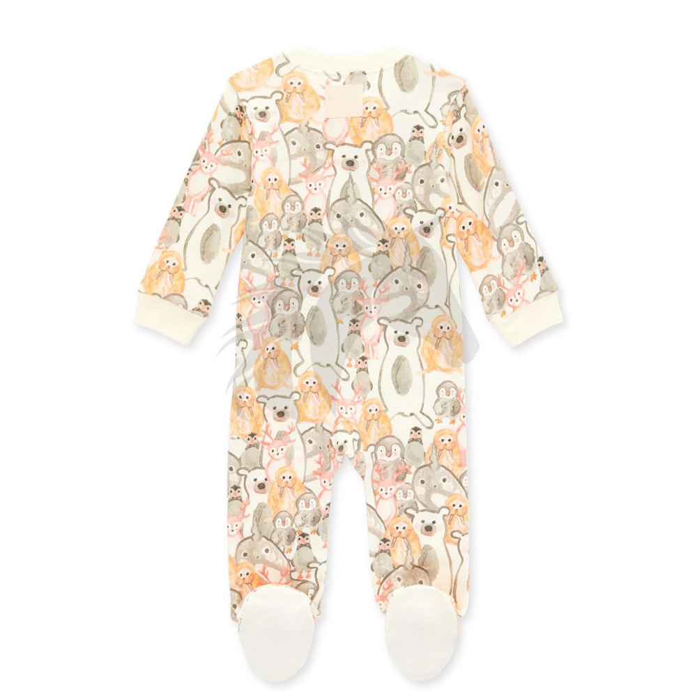 Factory Direct Sale Lightweight Bamboo Fabric Children's Oversized Rompers for Spring Low MOQ with Zipper Closure