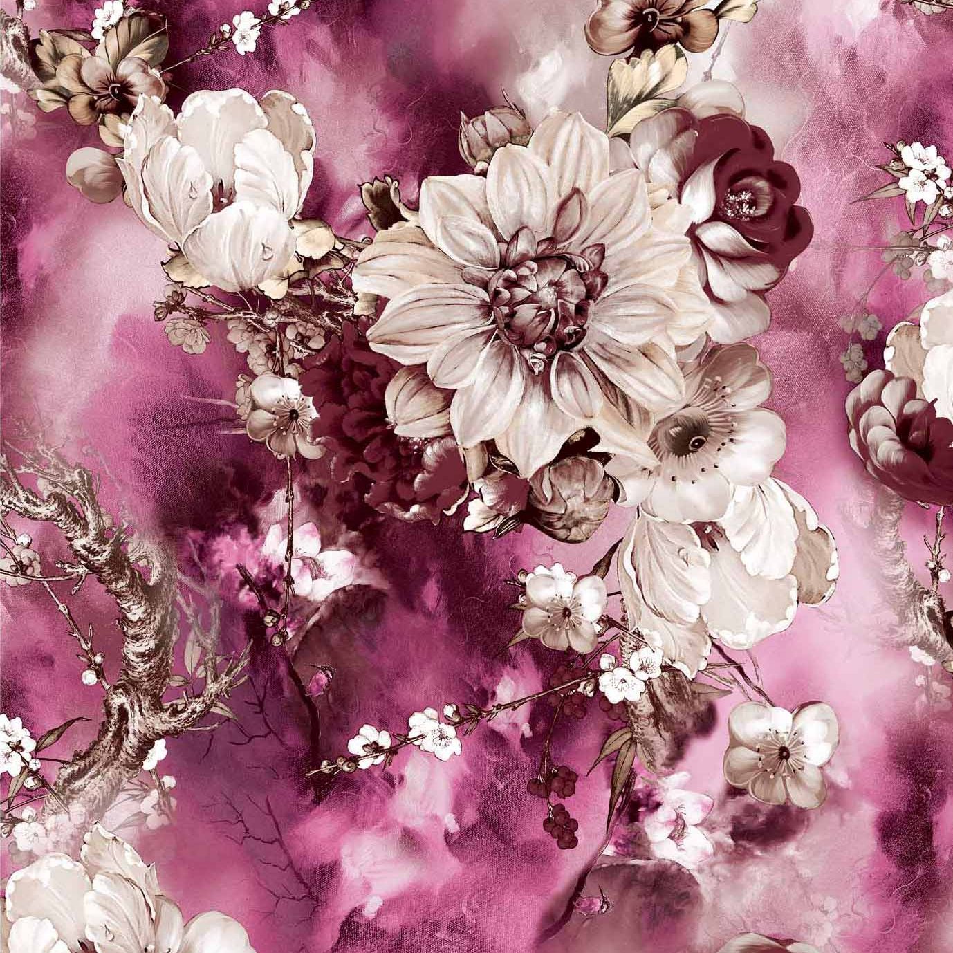 100% polyester beautiful dresses printed fabric
