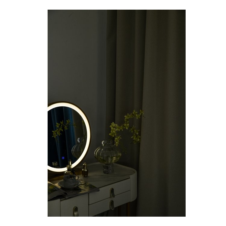 Factory Direct 100% Blackout Sunlight Blocker Curtains In The Bed Room With Cotton Linen Fabric Roll