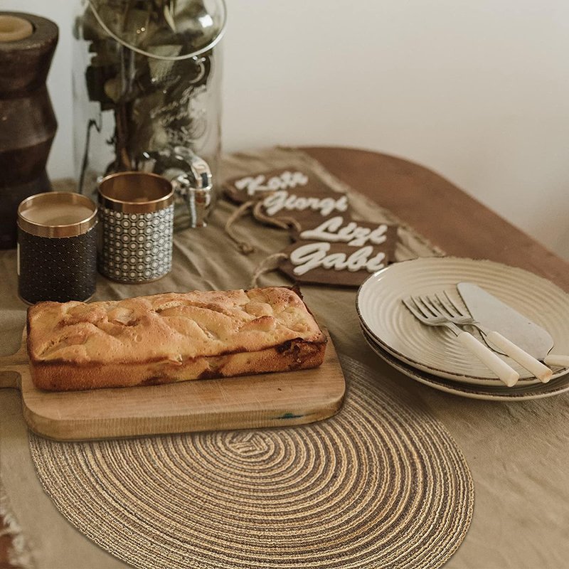 cotton golden tischset set de mat luxury dining place mats hot trend natural table mat water hyacinth place m