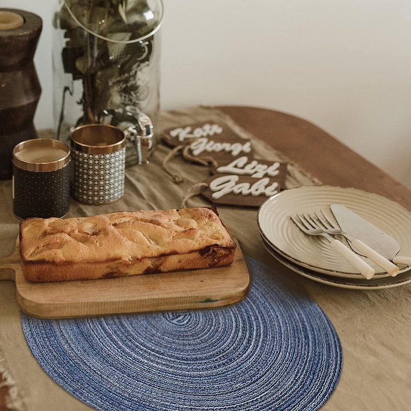cotton golden tischset set de mat luxury dining place mats hot trend natural table mat water hyacinth place m