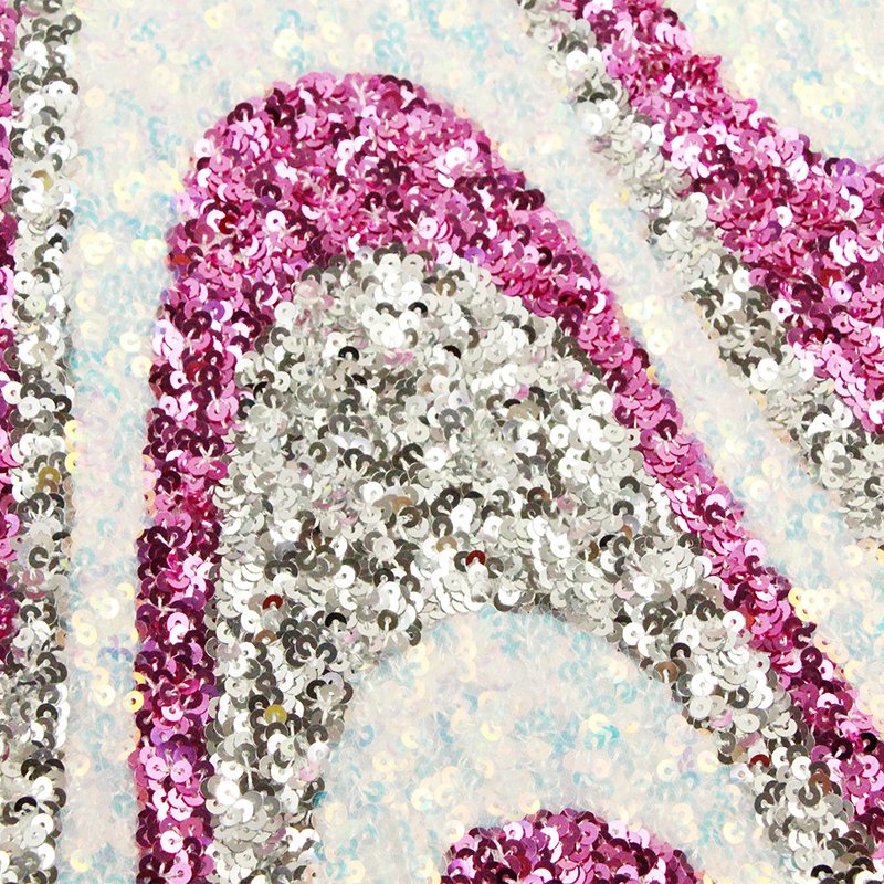 New Design 2020 Big Rectangle Wave Sequin Fabric Mesh Elastic Sparkling Party Embroidery Sequin Lace Fabric