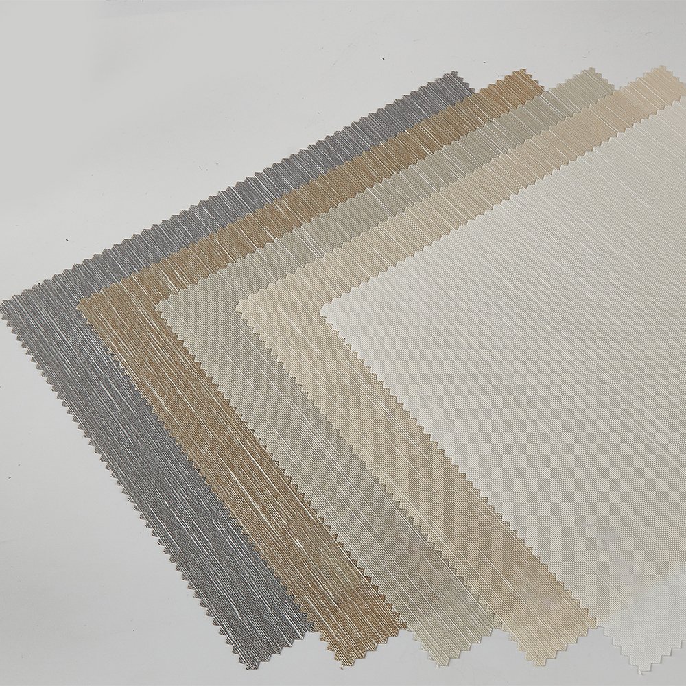 Weilai High Quality 100%Polyester Linen And Polyester Blackout Roller Blinds Fabric