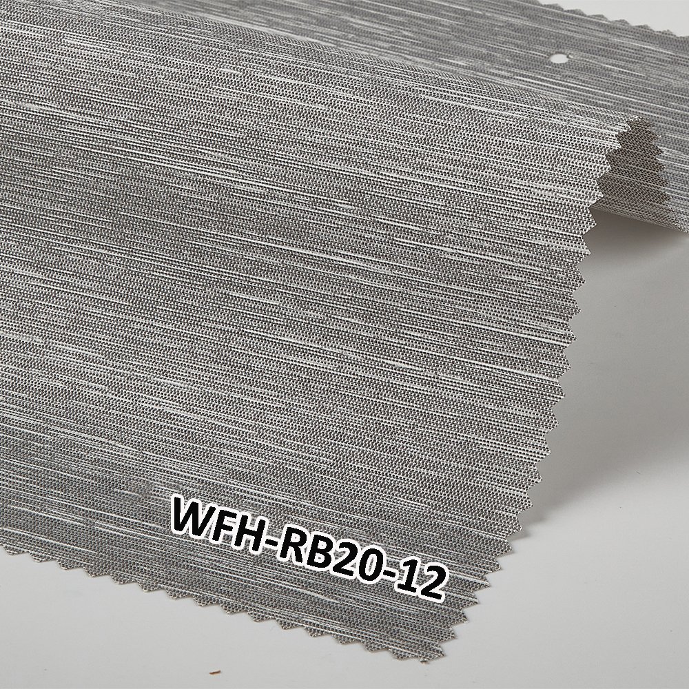 Weilai High Quality 100%Polyester Linen And Polyester Blackout Roller Blinds Fabric