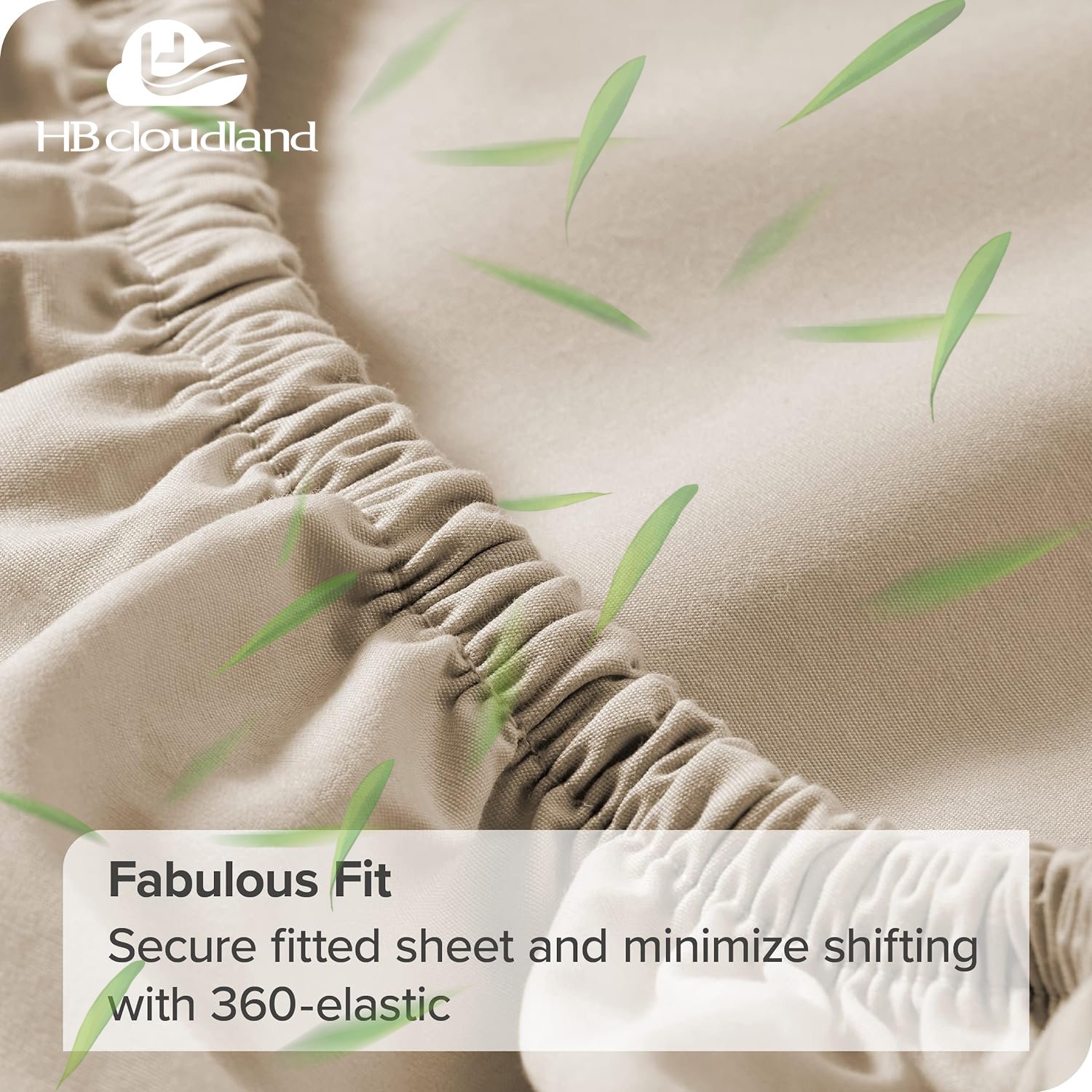 Cloudland 300Tc Organic Bamboo Bed Sheet High-Quality Viscose Bamboo Bed Sheets Set Bamboo Sheet 4Pc Set