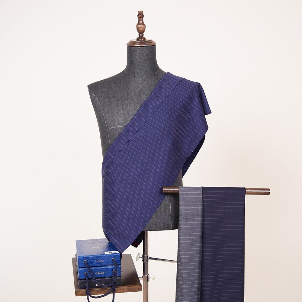 New Arrival 100% Merino Wool Suiting Fabric Worsted Wool Fabric for Tailored Woolen Suit Fabric for Men's Suits