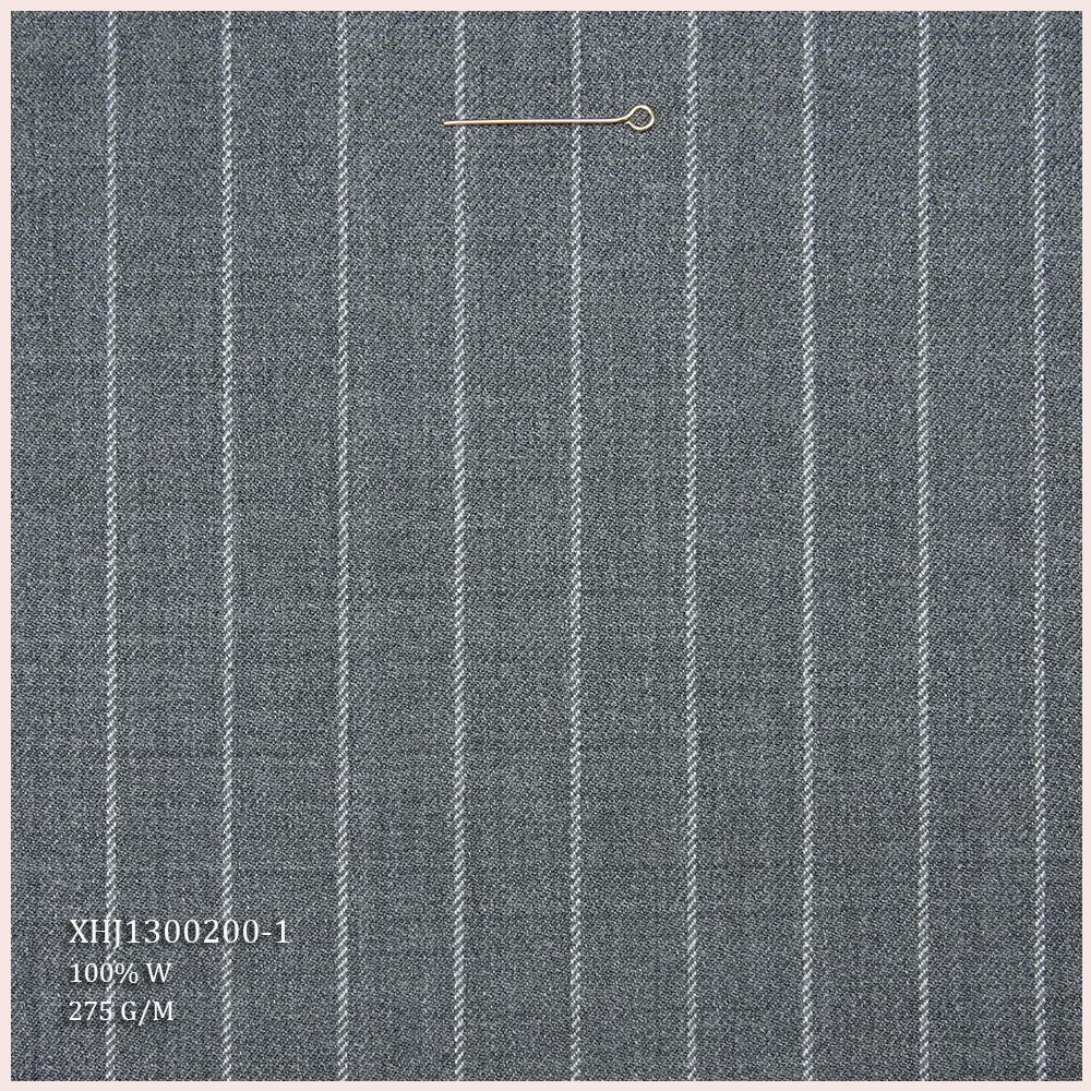 New Arrival 100% Merino Wool Suiting Fabric Worsted Wool Fabric for Tailored Woolen Suit Fabric for Men's Suits