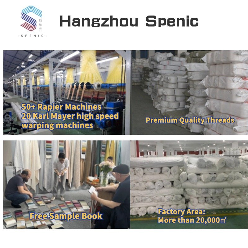 Solid Home textile Polyester Upholstery Fabric Woven Bag Linen Fabric for Sofa cover wholesale linen fabric