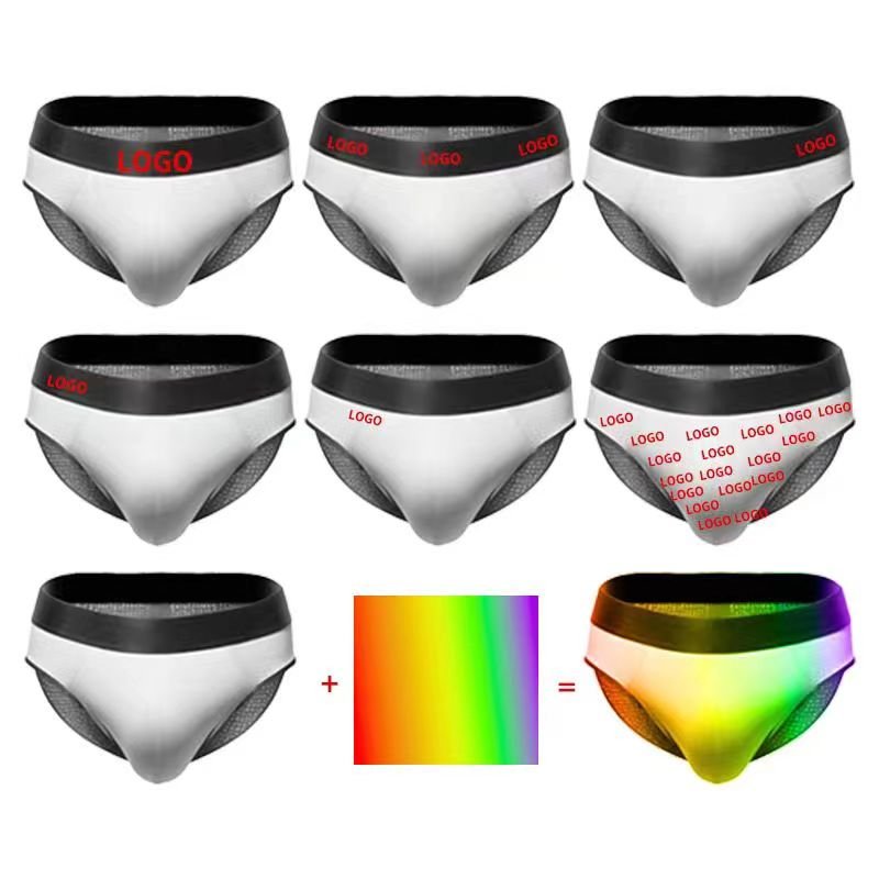 Trending Hot Gay Sexy Invisible Men's Bikinis Set Micro Mini Thongs And G Strings Fashion Show For Underwear