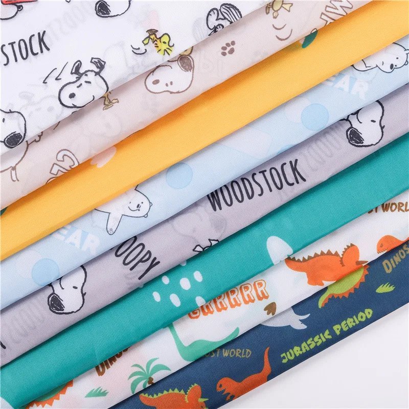 Factory Wholesale waterproof digital printed 100 polyester fabric for folding shopping bag