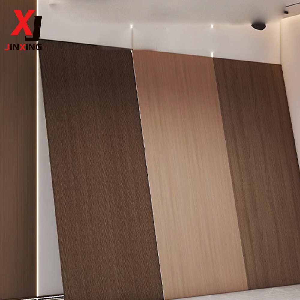 JX Factory Fabric Price Pure Color Skin Sense WPC Bamboo Stone Wall Panel Eco-friendly Wood Grain Carbon Rock Panels Wall Panel