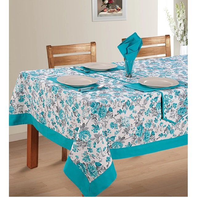 Direct Sale of High Quality 100% Organic Cotton Table Cloth Modern Design GOTS Certified Handmade India Personalized Wholesale