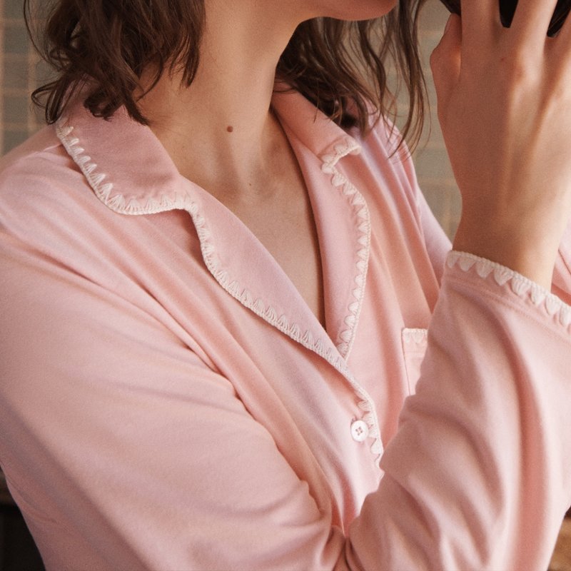 Manufacturer Custom Winter Women's Modal Long PJ Set Viscose Sleepwear Pyjamas Suit Bamboo Pajamas Set Women