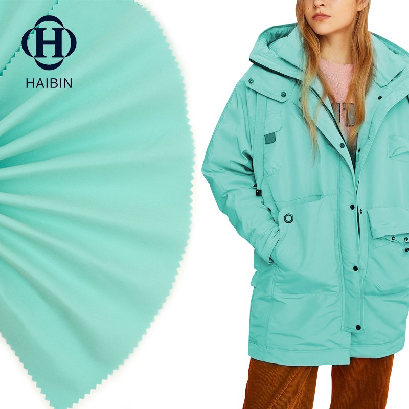 100% Polyester Stretch Fabric Outdoor windbreaker fabric Moisture absorption perspiration Cotton feeling