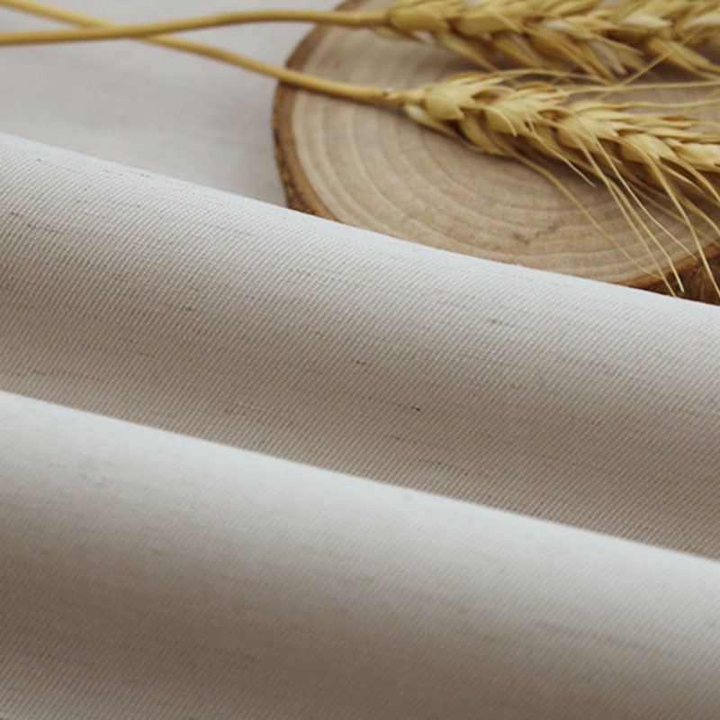 Wholesale High Quality Polyester Viscose Linen Spandex Blend Solid Stretch Twill Slub Fabric for Shirt or Men's Clothing