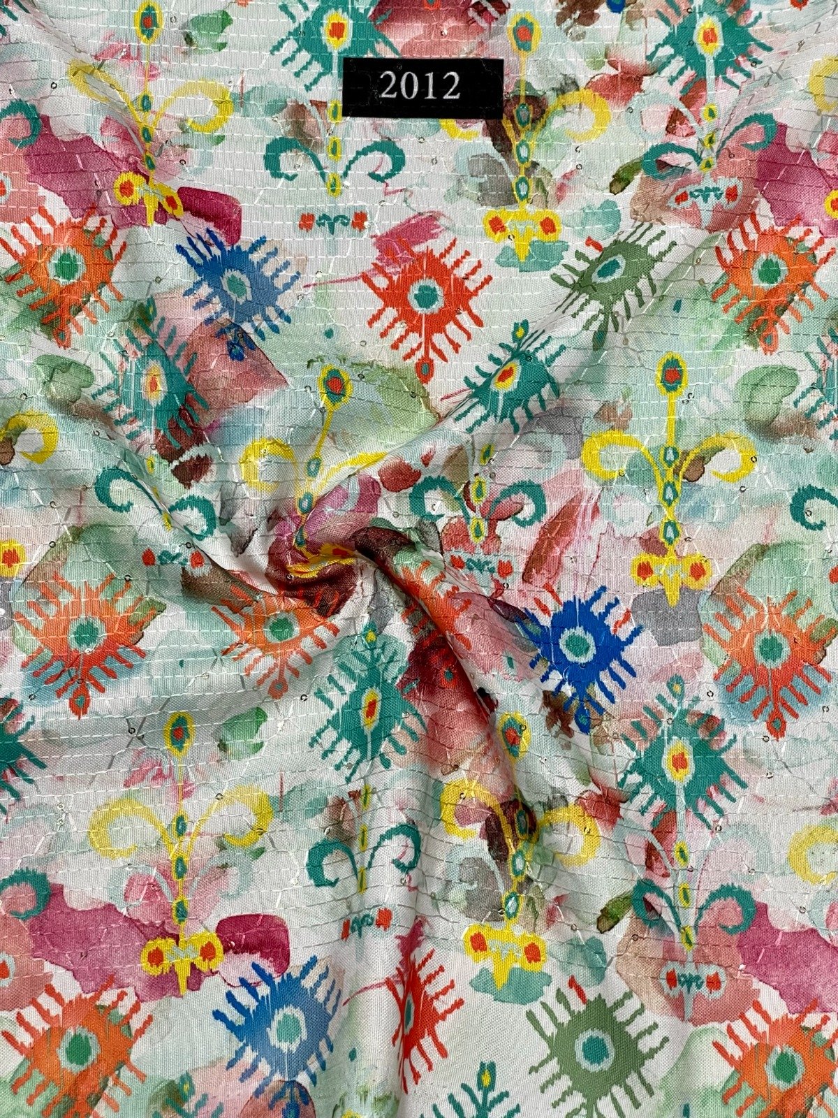 Light Printed Color Poly Cotton Indian Fabric For Women's Dress And Garments Deals In Wholesale