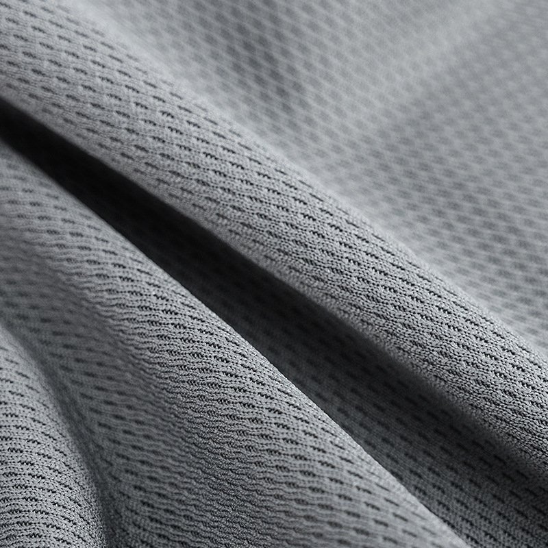 wholesale custom sports mesh fabric 100% polyester sweat wicking birds eye mesh fabric for sportswear