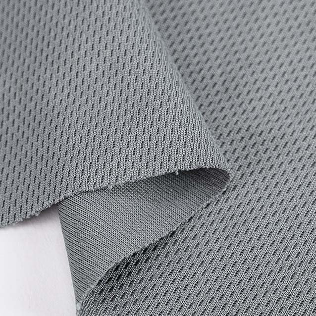 wholesale custom sports mesh fabric 100% polyester sweat wicking birds eye mesh fabric for sportswear