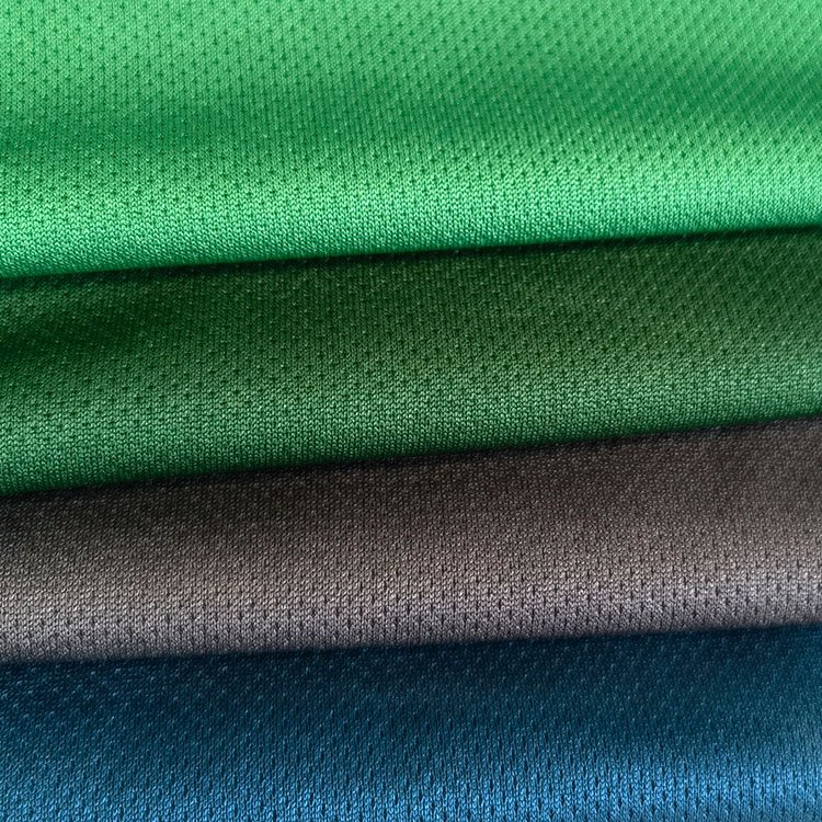 wholesale custom sports mesh fabric 100% polyester sweat wicking birds eye mesh fabric for sportswear