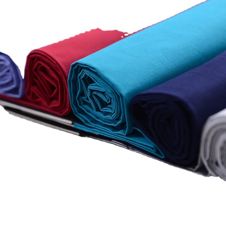 300TC CVC 80/20 173*120 Wholesale 80% cotton 20% Polyester percale sheeting fabric for hotel bed linen