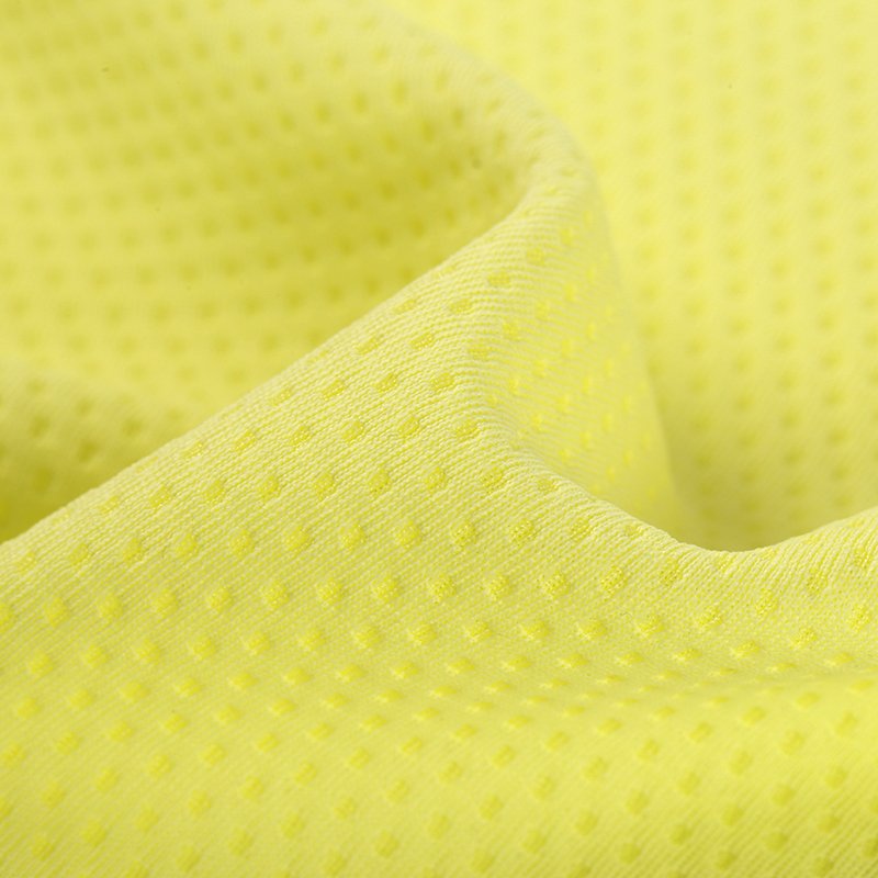Manufacturers Newest Environmental Bamboo Charcoal Fiber Mesh Net Fabric Feel Cool Antisepsis Breathable Cloth For Sport Garment