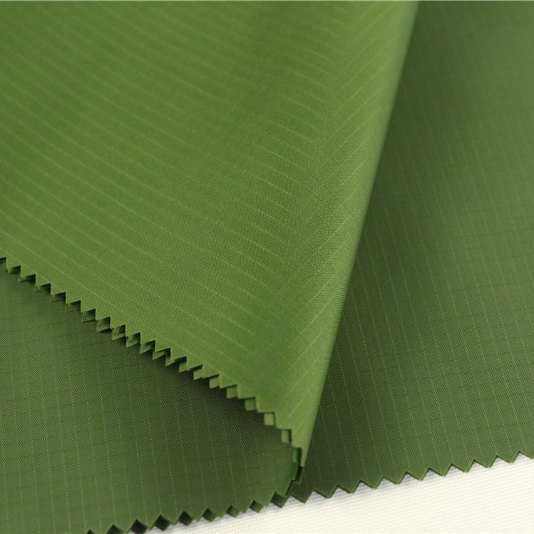 100% polyester 210T plaid taffeta fabric fire resistant CPAI 84 and waterproof PU coated tent fabric